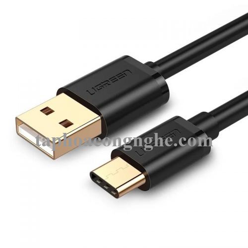 Ugreen 30162 3M màu đen Dây USB 2.0 sang Type-C truyền dữ liệu và sạc US141 30030162